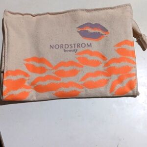 Nordstrom Beauty Bag XL Signature Embossed NIP